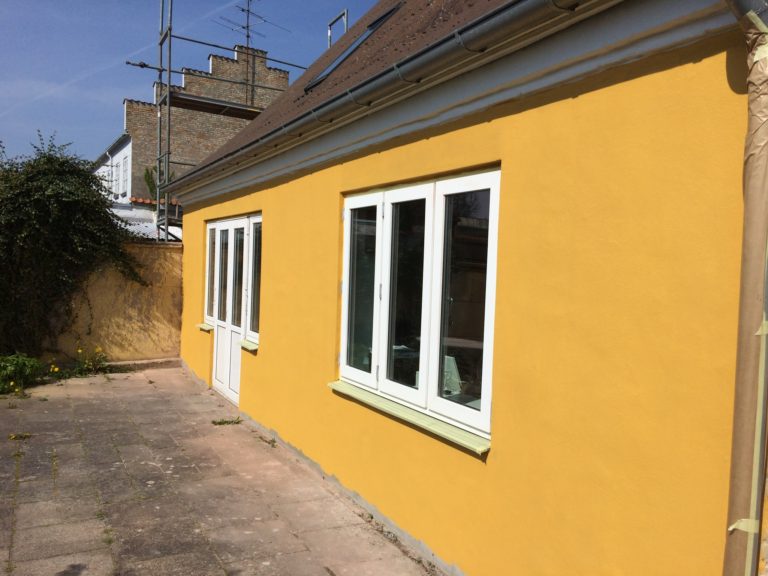 Facade repareres og males, Maler Sønderborg