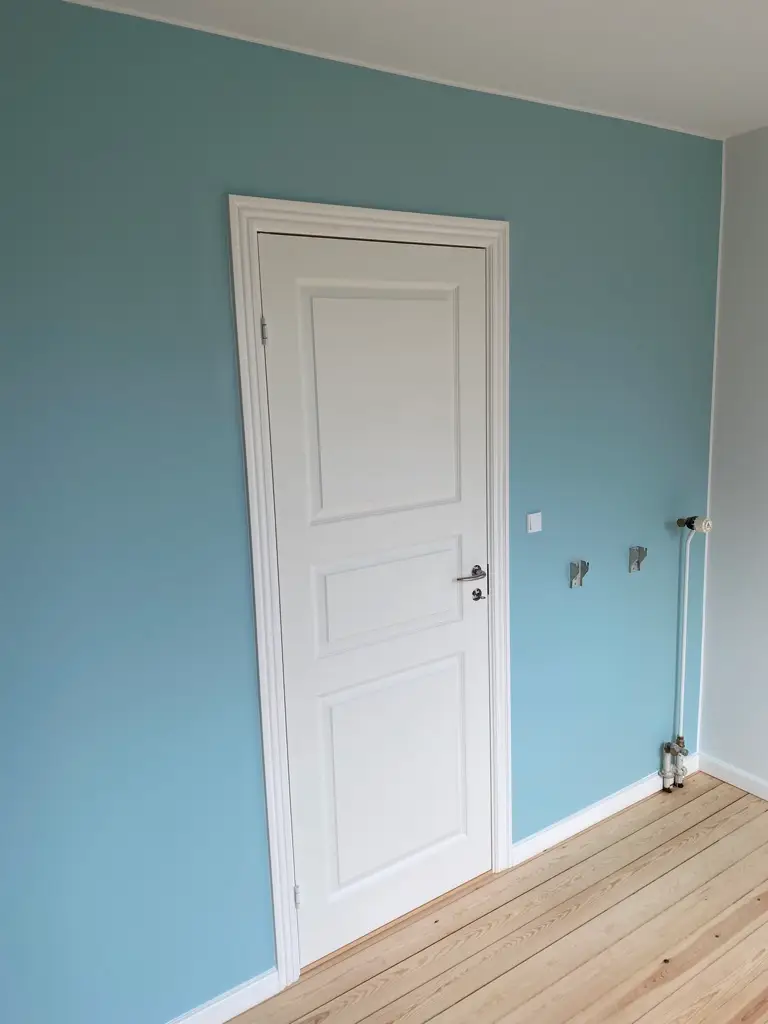 Farvefyldte vægge med flot snit